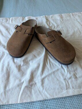 Universal Thread Betsy Flat Clogs - Medium Chestnut Brown - Size  7.5 NWT